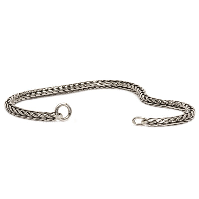 Høj kvalitet Sterling sølv foxtail kæde med led, der ikke er svejset sammen, som giver fleksibilitet til kæden. Produktet inkluderer ikke en lås.
