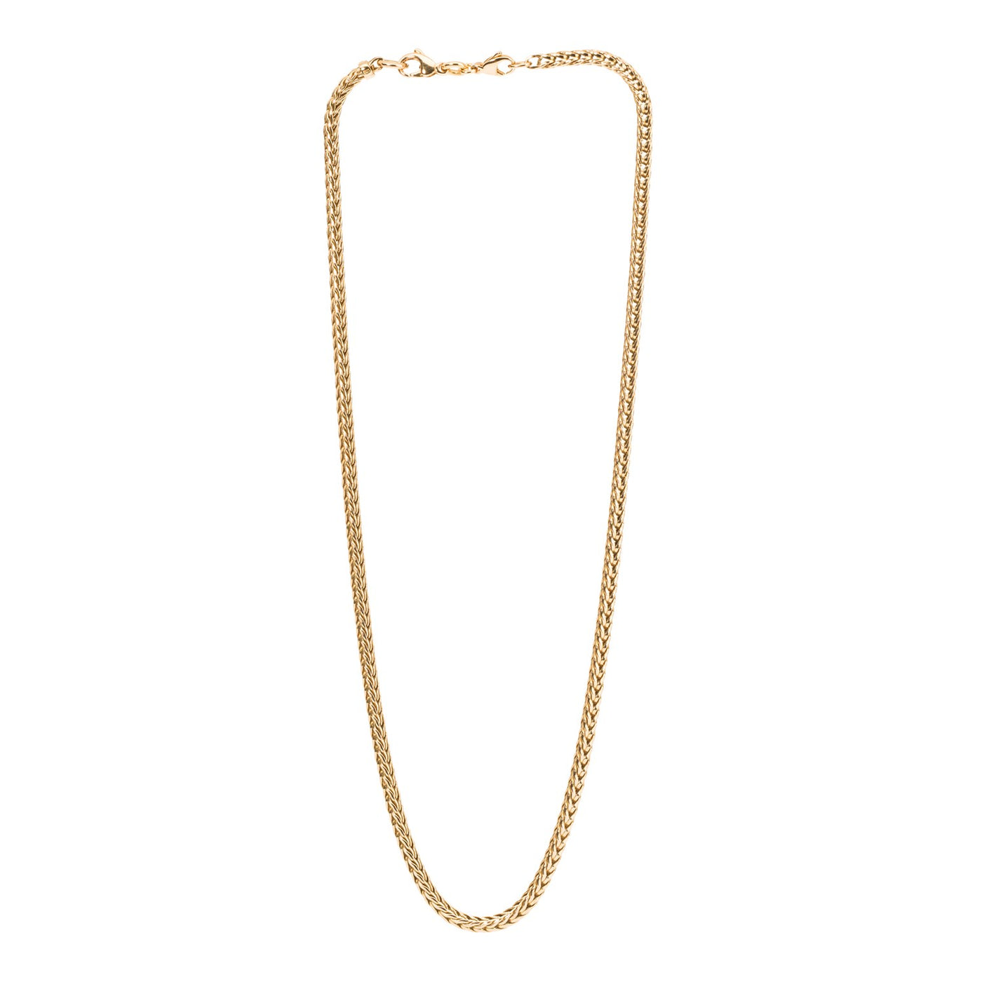 Gold 14 k Necklace with Basic Lock 